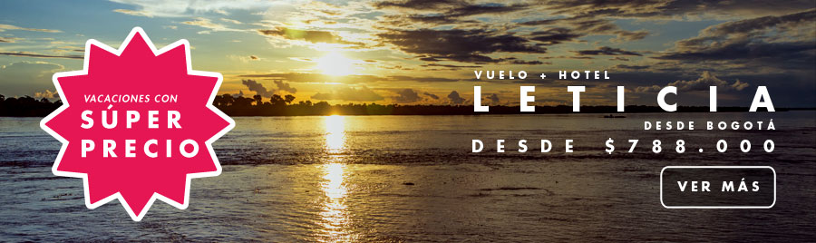vuelo+hotel leticia